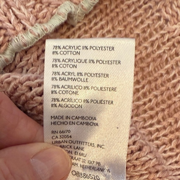 Kimchi Blue Blush Pink Ruffled Cardigan - Picture 9 of 11